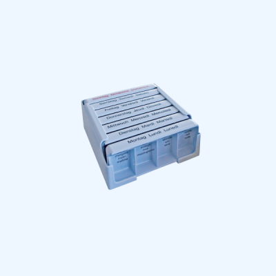 Medikamenten Dosierer ohne Verpackung